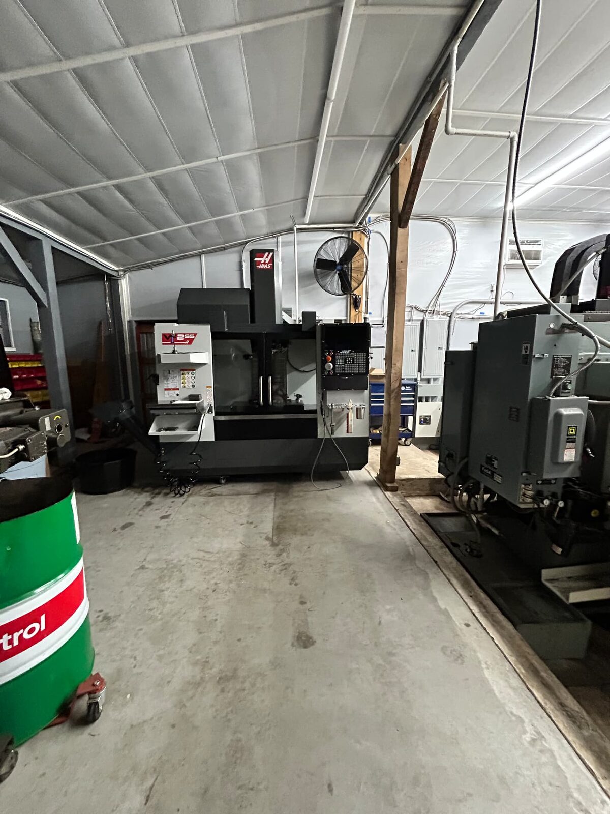 Machine Shop Electrical Fit-Out — CNC lathe / mill installation