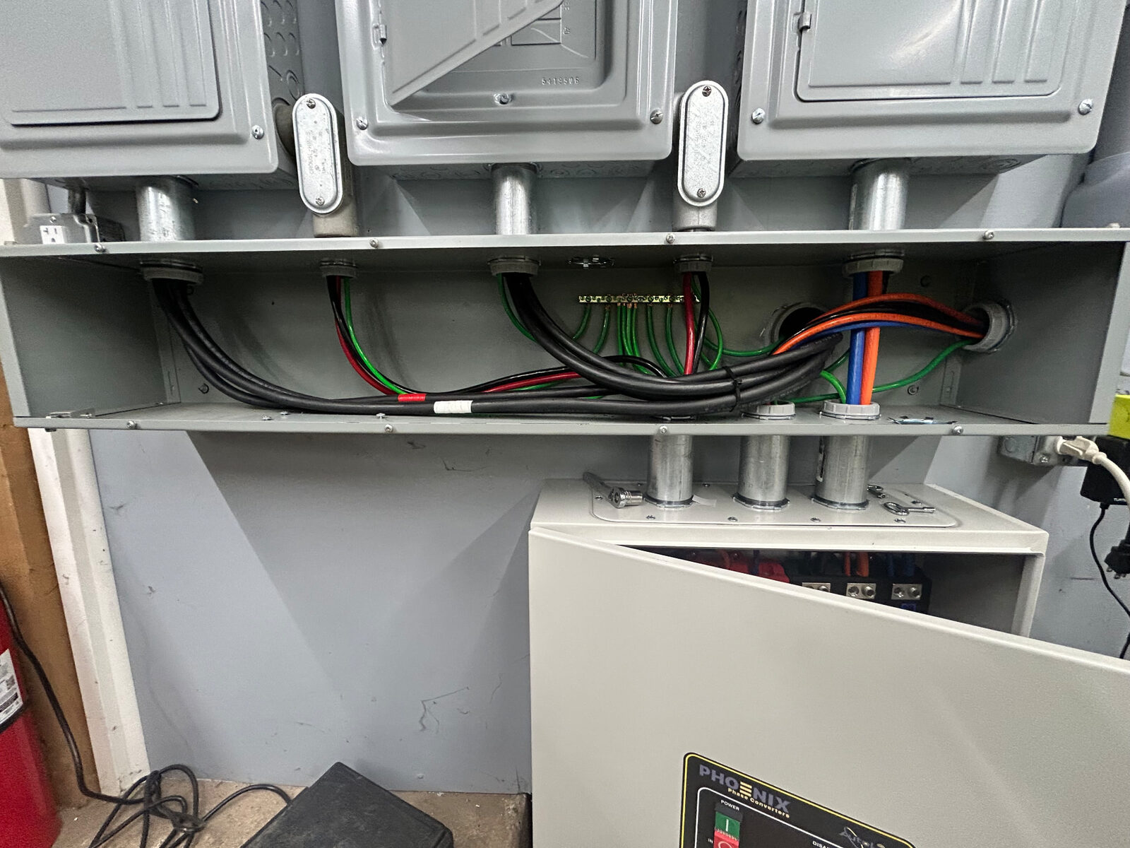 Machine Shop Electrical Fit-Out — CNC lathe power drop