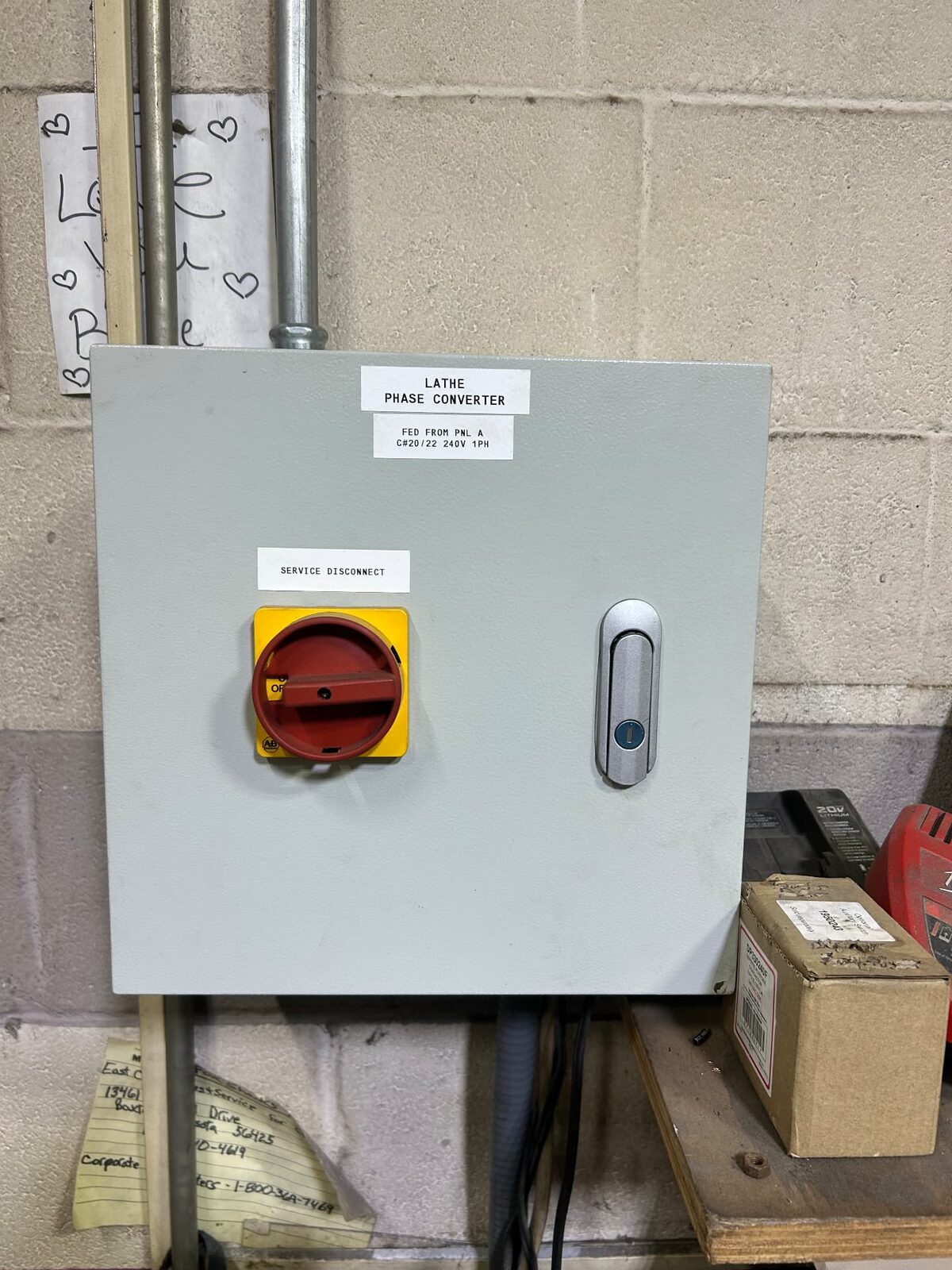 Solid-state phase converter control panel installed by Ranks Electrical